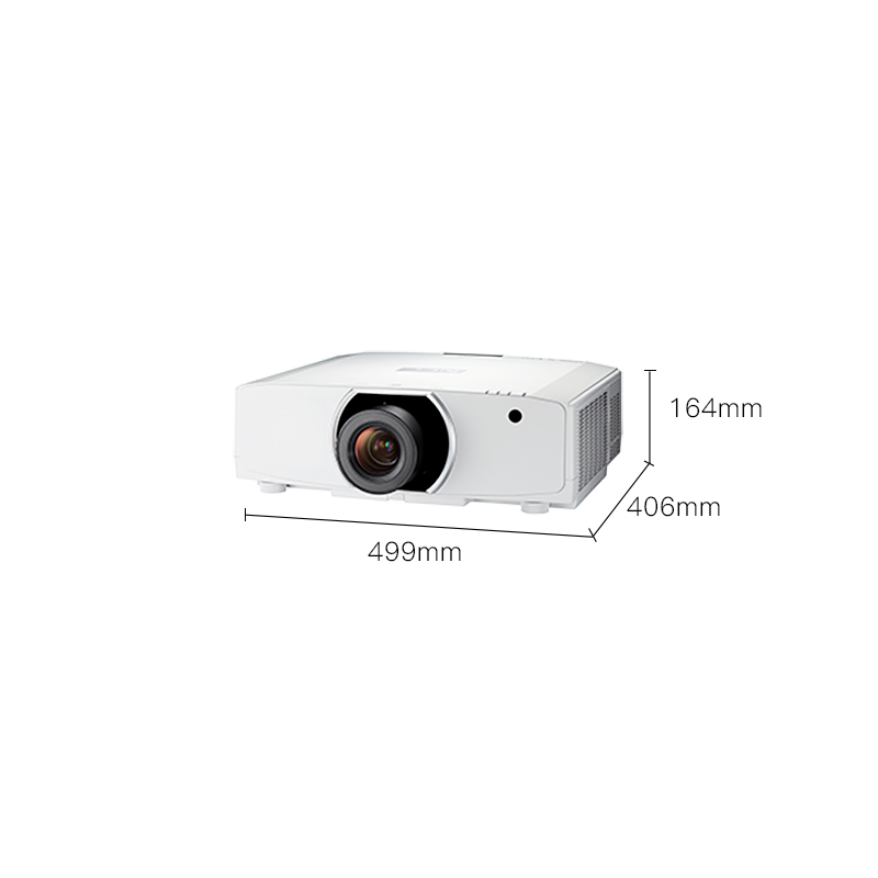 NEC NP-PA803U+ 商用工程投影仪(1080P 8000流明 支持4K 内置边缘融合 免费上门安装)