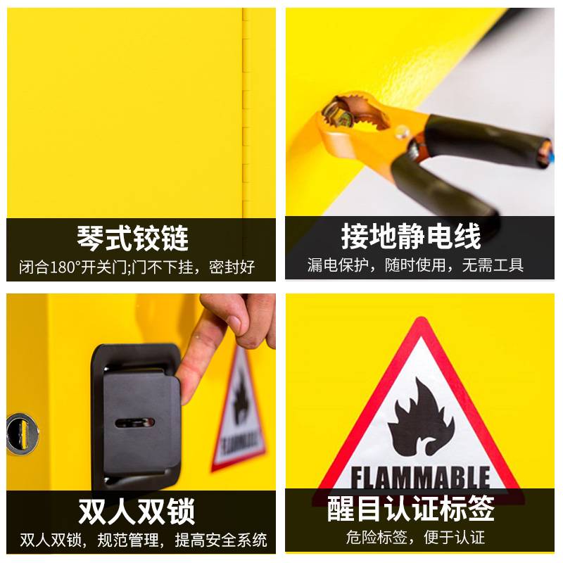 豫仲迈 易燃易爆品存放防火防爆柜60加仑/台高清大图