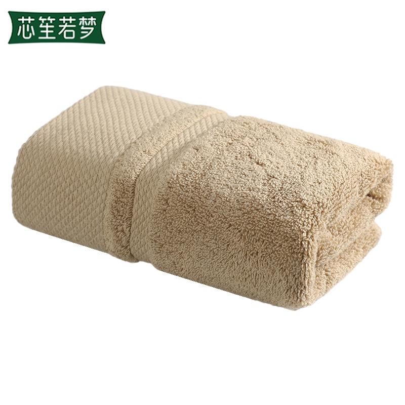 芯笙若梦 毛巾 纯色 34*75cm 条高清大图