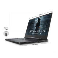 戴尔DELL G7 7590-R2863B 15.6英寸游戏笔记本电脑【九代i7-9750H 32GB 1T+1TBSSD RTX2060 6G 72NTSC 240Hz】黑色