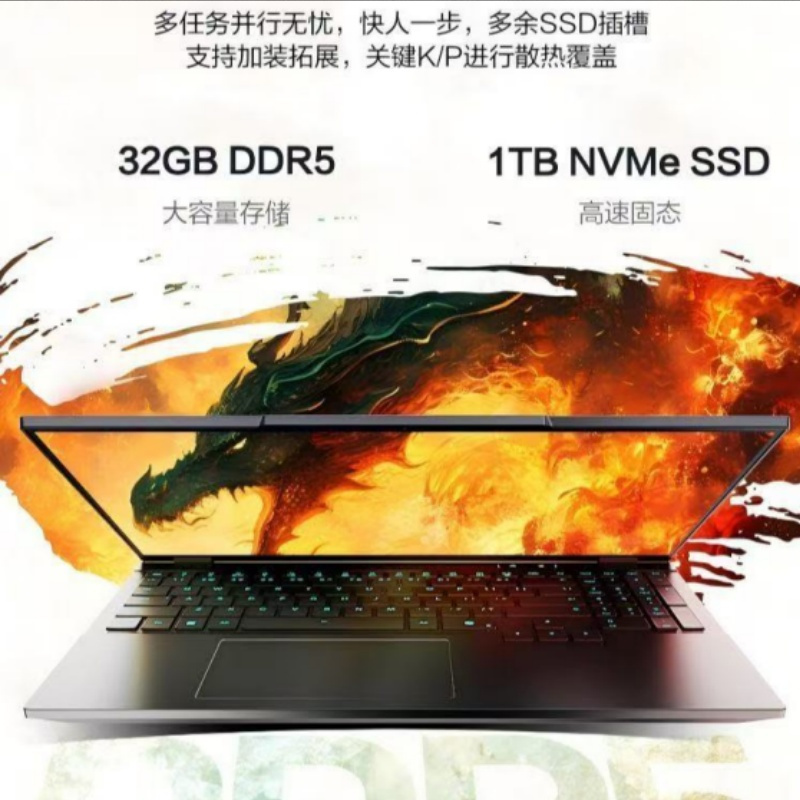 [政府补贴]机械革命(MECHREVO)翼龙16Pro游戏本 暮石灰 R7 H 255 RTX5060 32G+1T 轻薄旗舰电竞游戏本高清大图