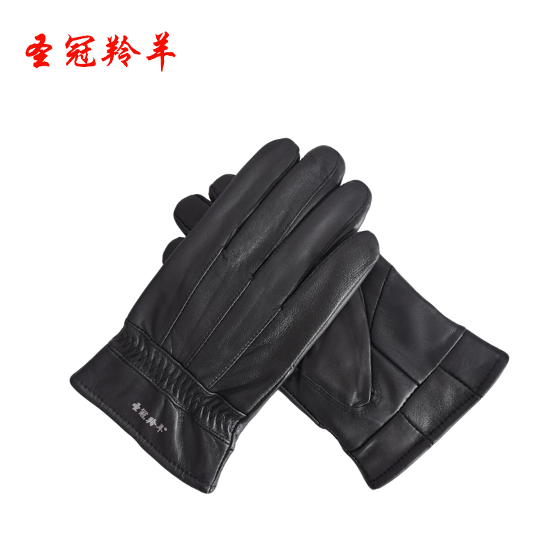 圣冠羚羊 拼皮手套 男式均码高清大图
