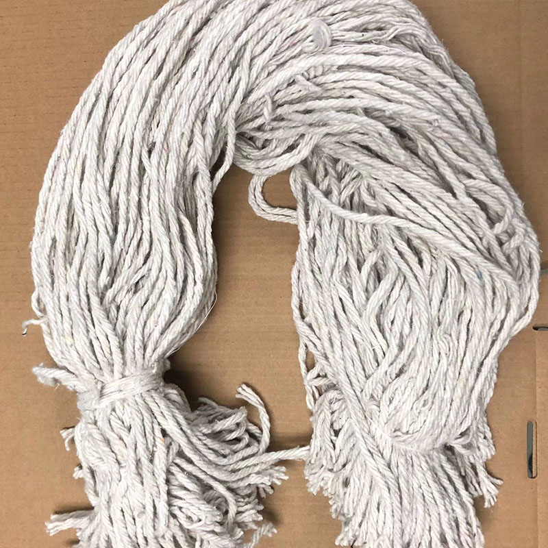 b2v 手工拖把线空心绳清洁棉线 不切 随机色 500公斤装