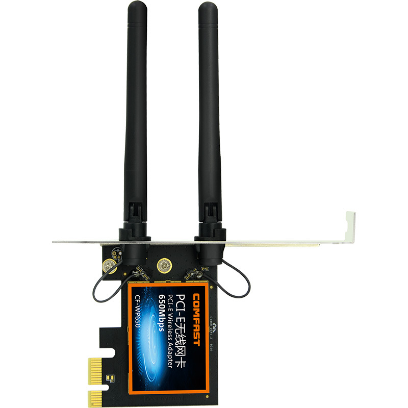 COMFAST CF-WP650 双频无线网卡PCI-E接口 台式机电脑内置 网卡 接收器发射器 内置WIFI