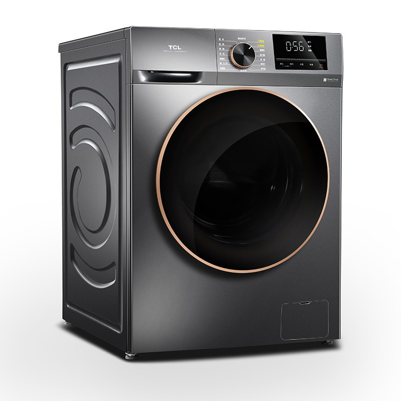 TCL G100F12-D星曜灰 10公斤 变频全自动滚筒洗衣机 真丝柔洗 热力除菌空气洗