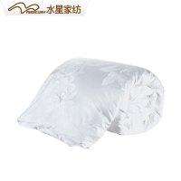 水星家纺 倾城花开桑蚕丝春秋被 单双人春秋被芯被子 提花床上用品