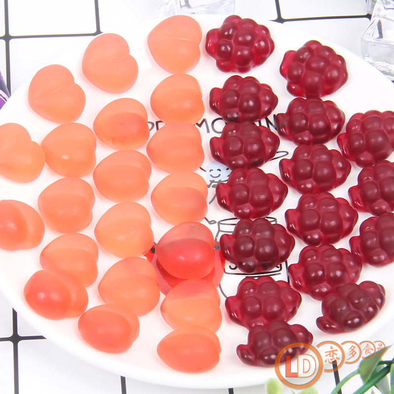 好丽友果滋果姿软糖60g*8包 水果味橡皮糖儿童糖果