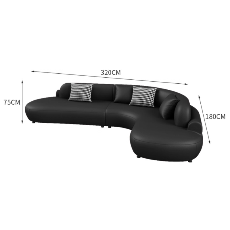 璎蕙 弧形 沙发2.4m 张高清大图