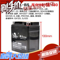 财星摩托车电瓶12v通用三轮摩托车电池125踏板车弯梁车干电瓶蓄电池9a YT7L【新大洲/五羊本田踏板车】