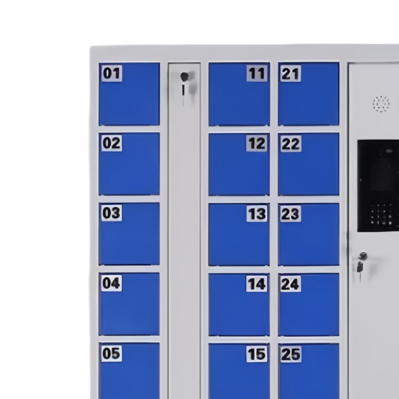 鑫龙都手机存放柜人脸指纹识别60门高清大图