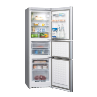 SIEMENS/西门子 232升 家用三开门电冰箱 低噪 恒温鲜冻 KG23D116EW