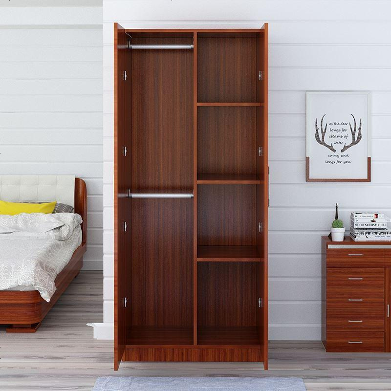 衣柜实木简易组装卧室现代简约衣橱木质经济型出租房用宿舍挂衣柜参数