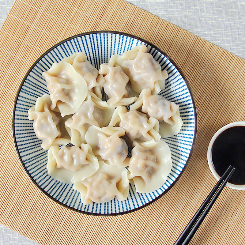 湾仔码头尊鲜鱼青花椒味鳕鱼水饺400g