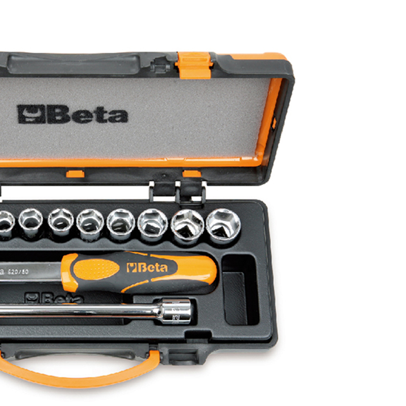 百塔(BETA) 920 A/C11 13件装,1/2“套筒及配件组套高清大图