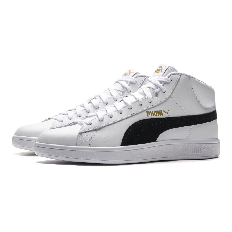 puma彪马男鞋2019新款运动鞋smash高帮轻便休闲鞋板鞋366924视频