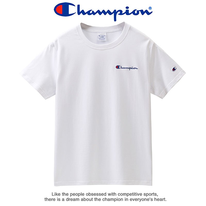 Champion 潮牌冠军男士圆领短袖运动T恤女宽松圆领情侣时尚百搭短T GT19-Y06819