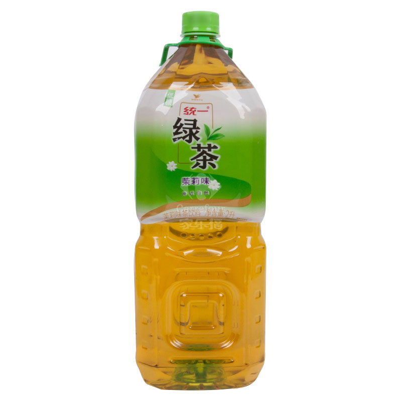 > 统一 绿茶 茉莉味茶饮料 2l(6瓶 /箱)嫩茶味才是好茶味 健康茶饮料