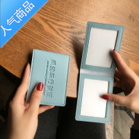 封后2022新款驾驶证套男款驾驶证皮套行驶证二合一卡包驾照保护套男套 蓝色行驶证字-2窗