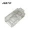 JSBTIF超五类水晶头100颗RJ45/袋