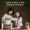 儿童版[磨不了东西] 石磨家用小型迷你老式传统磨盘儿童手工肠粉手推豆浆机手动摆件