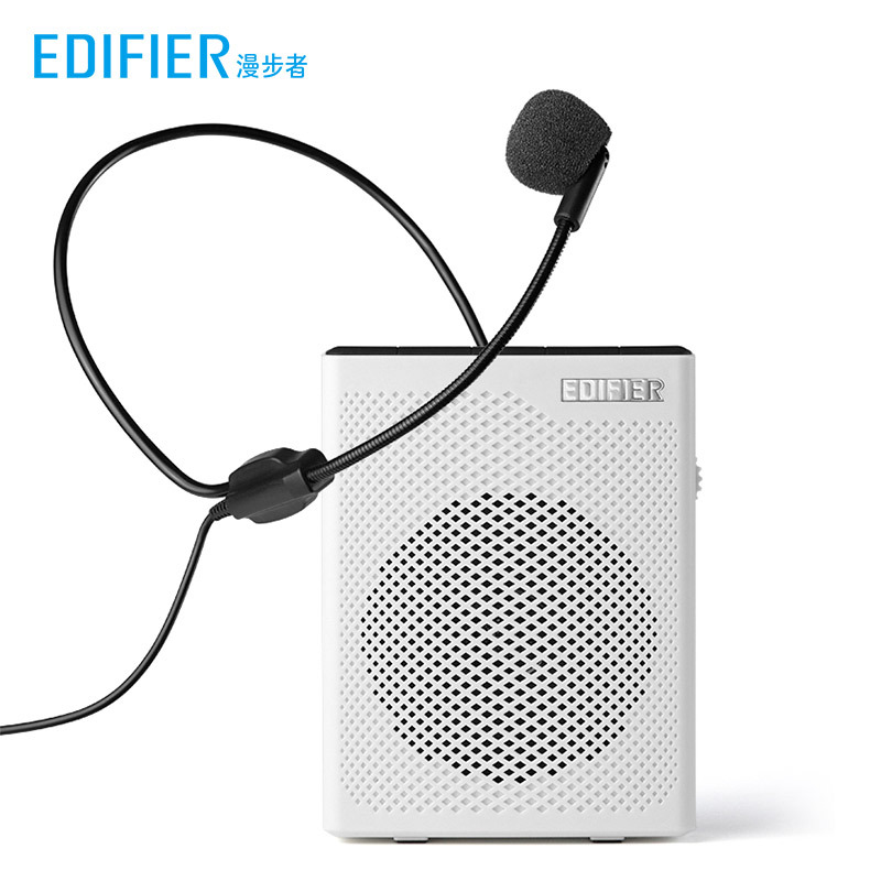 EDIFIER/漫步者 MF5小蜜蜂扩音器教师用便携式喇叭扬声器户外喊话器耳麦专用导游扩音器音响小喇叭