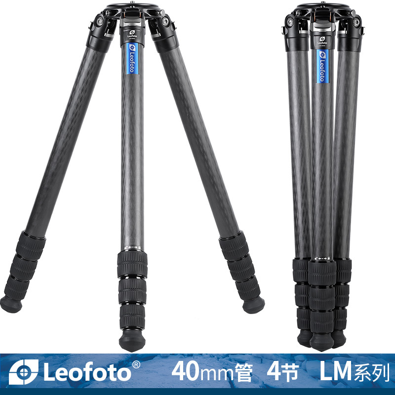 Leofoto徕图LM-404C专业观鸟摄影摄像碳纤维三脚架大管径三脚架 轻量紧凑便携404C单脚架