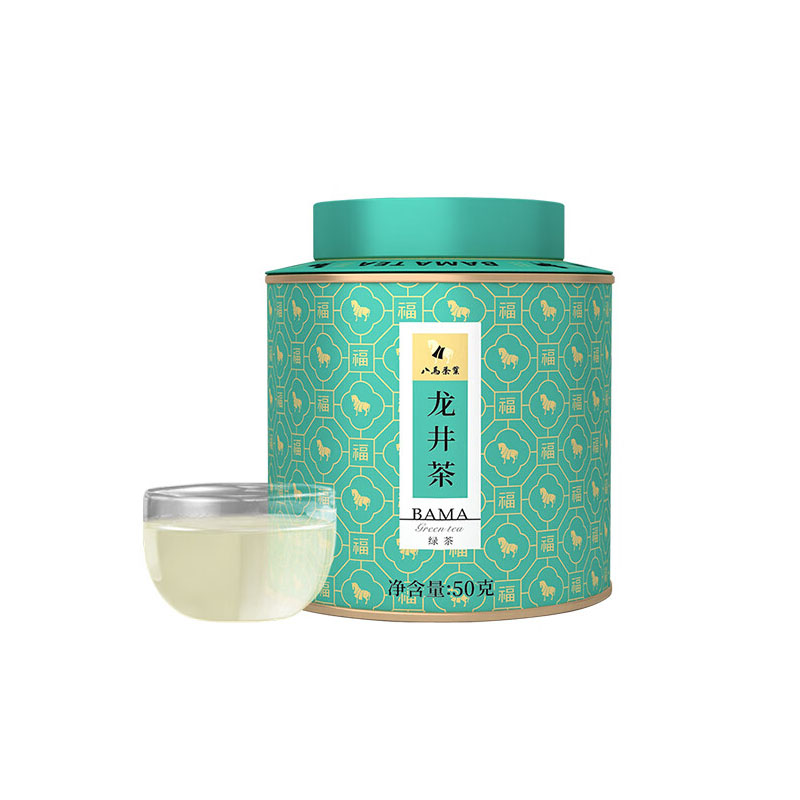 八马茶业(BAMA TEA) 2024年百福龙井茶特级50g BE132