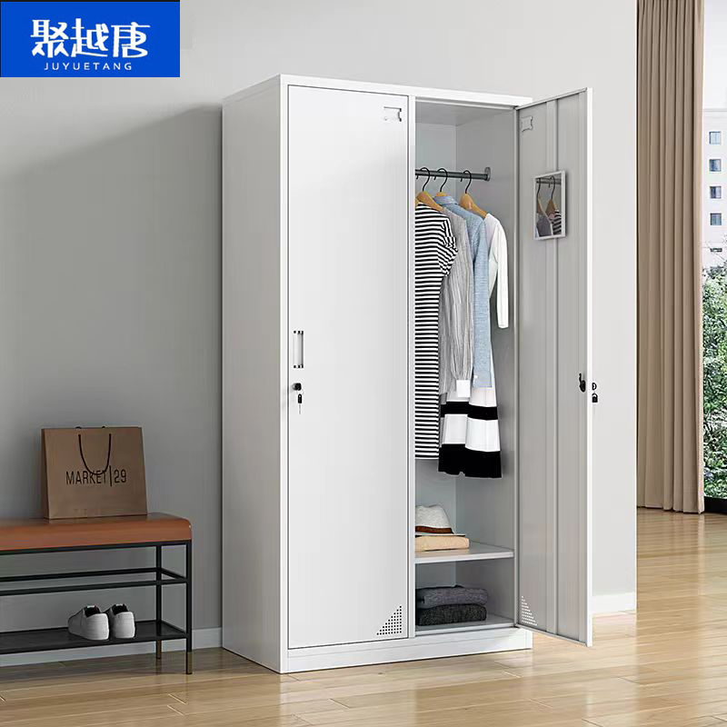 聚越唐 两门更衣柜员工宿舍置物柜 900*500*1850 个高清大图