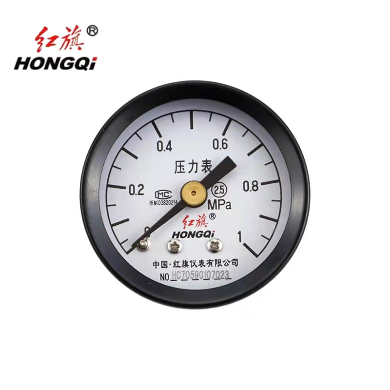 红旗 轴向压力表定制检测款 Y40Z(压力值需备注) 块高清大图