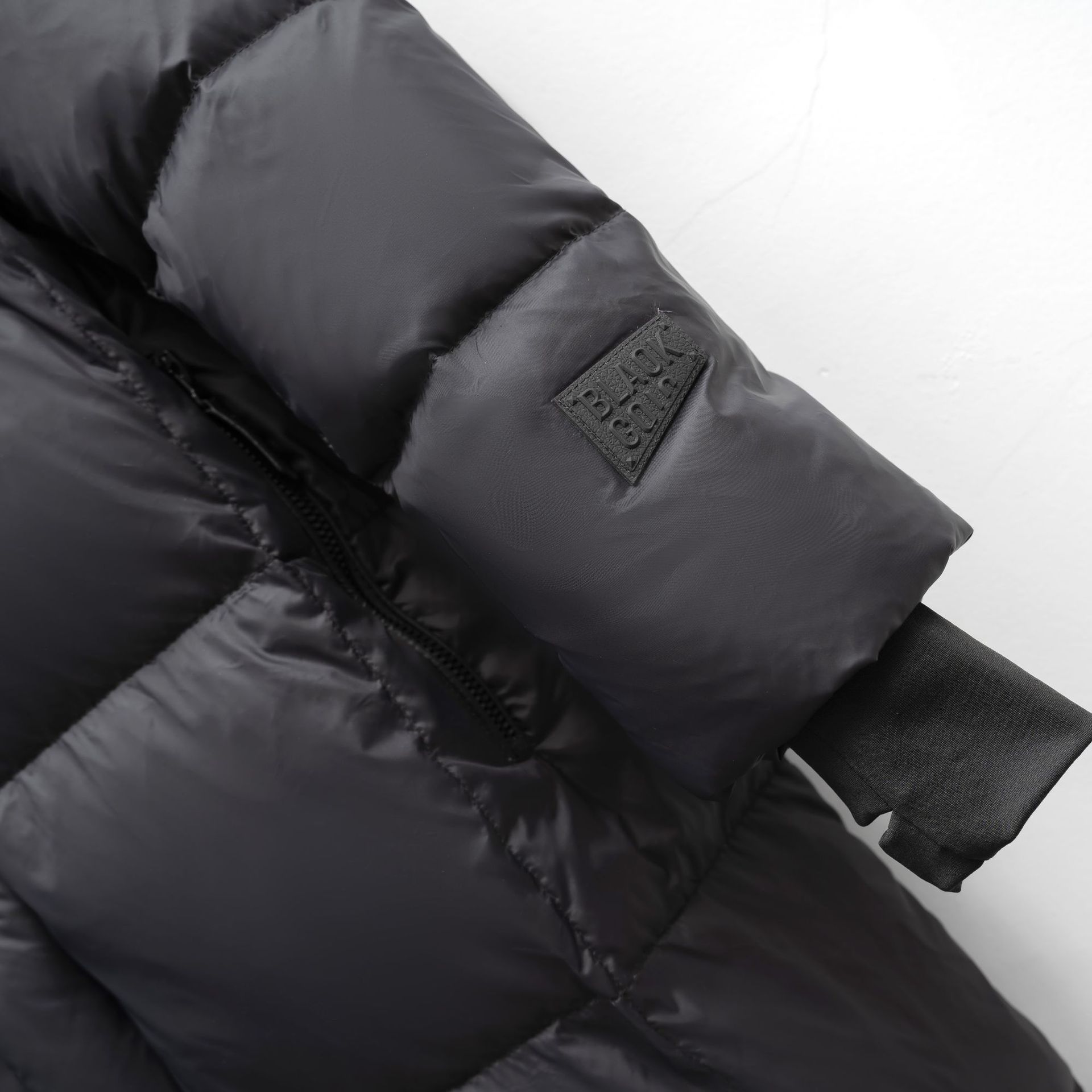 长款黑钻东北防寒羽绒服女新款黑珍珠加厚过膝情侣外套潮高清大图