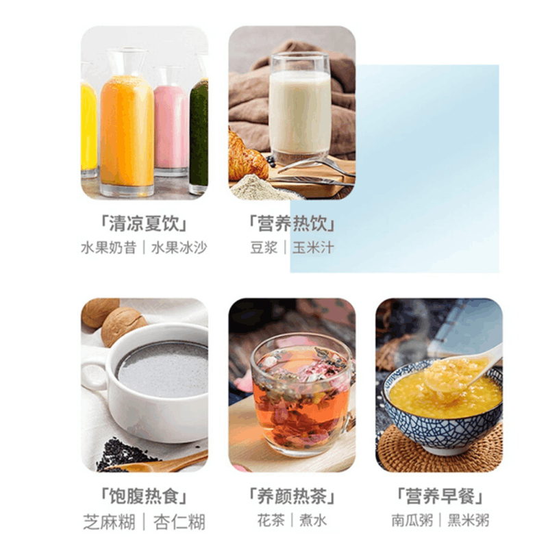 西屋(WESTINGHOUSE)破壁机WFB-MN01E蓝色豆浆机搅拌机图片