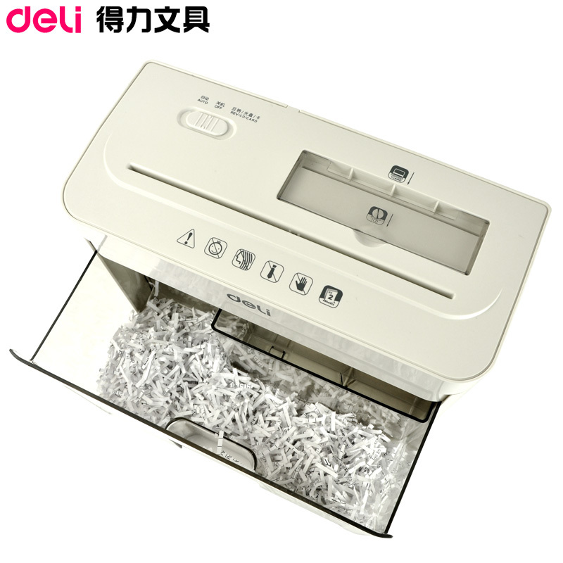 得力(deli) LH 得力 9932多功能电动桌面型碎纸机 A4纸碎纸机