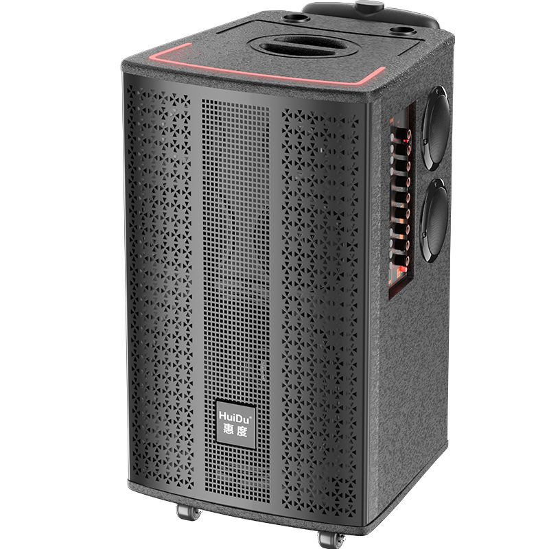 惠度(HuiDu)BBZ-15专业十五寸三分频户外拉杆音响带电池话筒(销售单位:台)高清大图