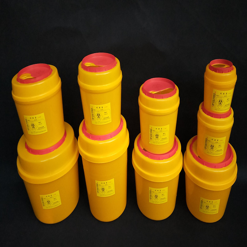 利器盒锐器盒一次性损伤性废物包装容器15l圆形