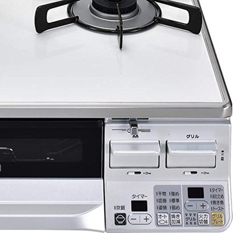 日本原装进口林内Rinnai烤箱lakucie系列中配燃气灶带烤盘RTS65AWK14RG-CR-13A天然气高清大图