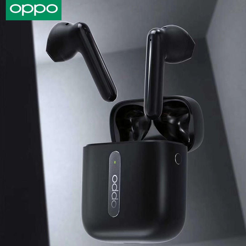 OPPO Enco Free 真无线蓝牙耳机 隐黑 半入耳式 通话降噪