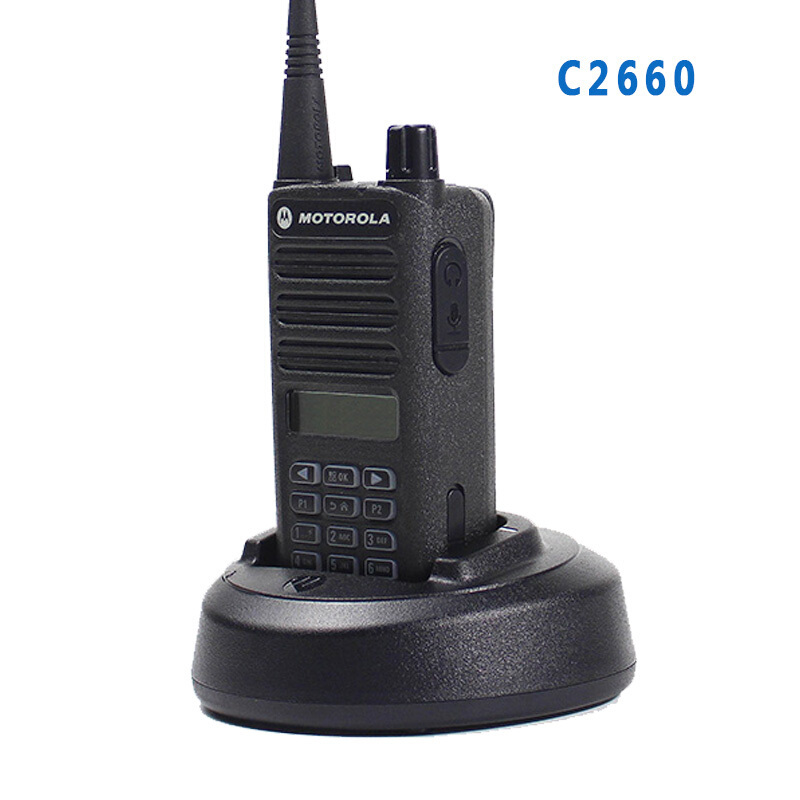 摩托罗拉 MOTOROLA XIRC2660数字对讲机便携式全键盘可手动调频手台