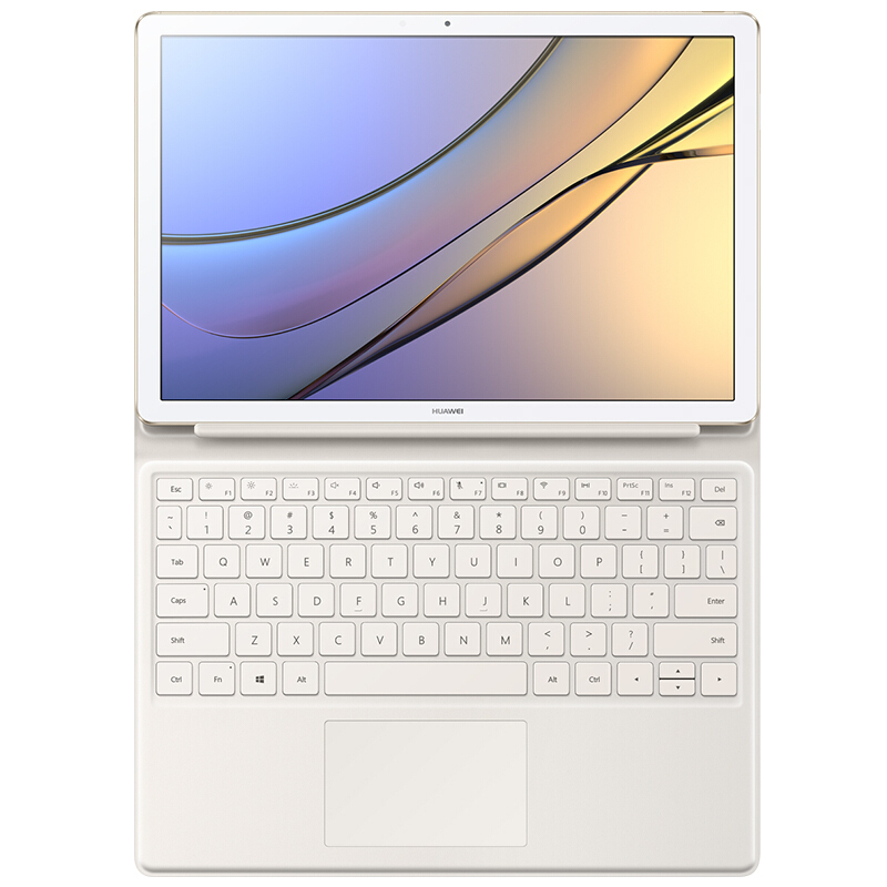 华为(HUAWEI) MateBook E 12英寸平板电脑笔记本二合一(m3-7Y30 4G 128GB固态 内含扩展坞 2K高清屏 含正版office 香槟金)