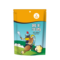 科尔沁 休闲肉脯零食 内蒙古特产 超干风干牛肉干 香辣味 150g