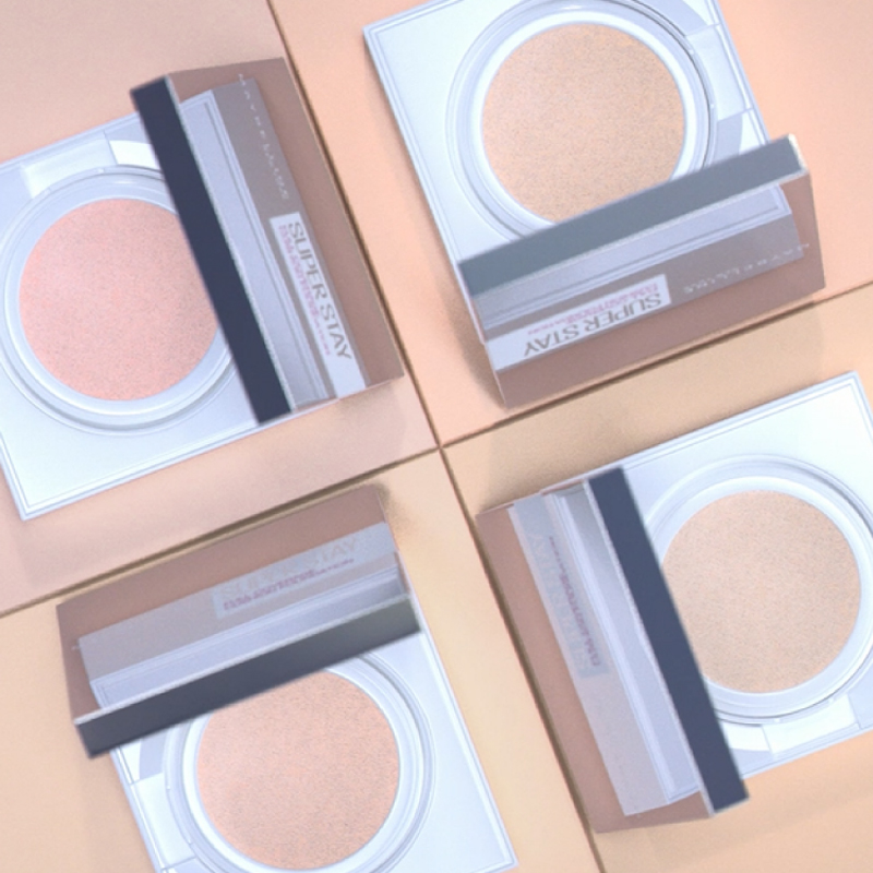 美宝莲(Maybelline)巨持妆轻垫粉底液111 14g/隐形毛孔气垫bb霜cc霜学生平价官方正品高清大图