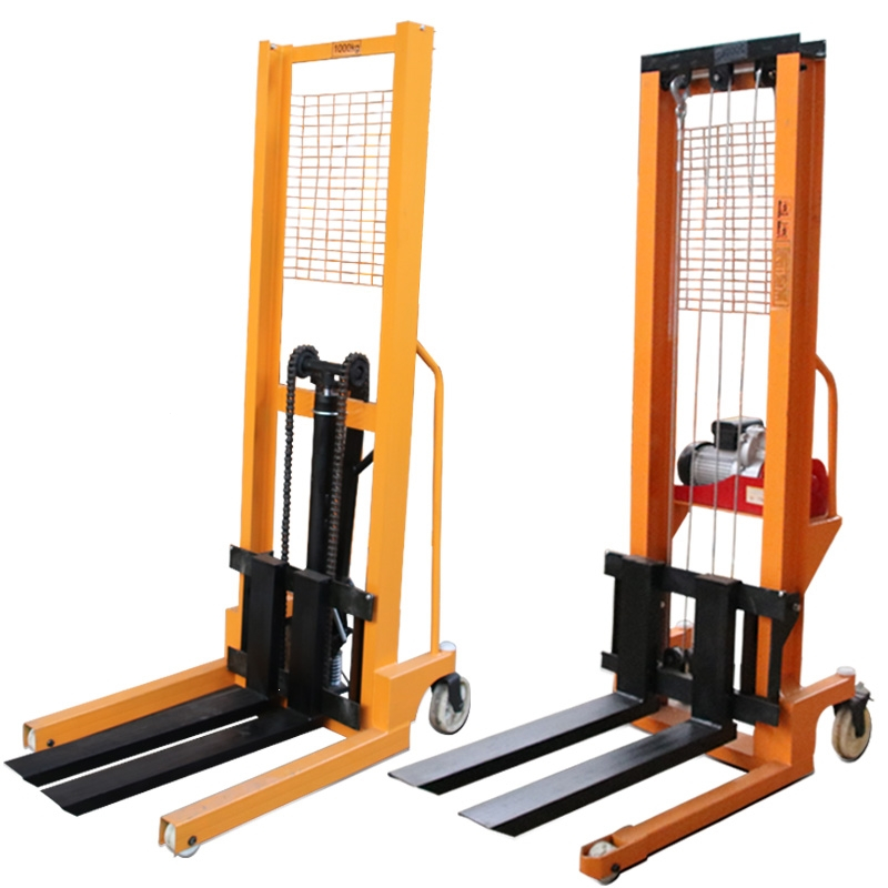 电动叉车古达手动液压堆高车1吨2吨3吨升高升降全半电动搬运装卸铲车