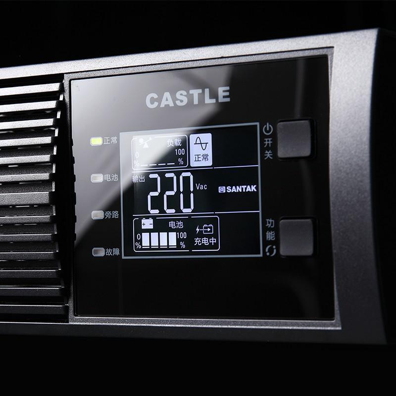 山特C6KS RACK UPS不间断电源机架式6KVA/5400W服务器机房组合套餐 C6KS RACK主机(不含电池)高清大图