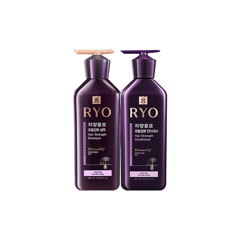 吕(RYO) 洗发水 紫吕滋盈韧发密集强韧洗发水(头皮专护-油性) 400ml
