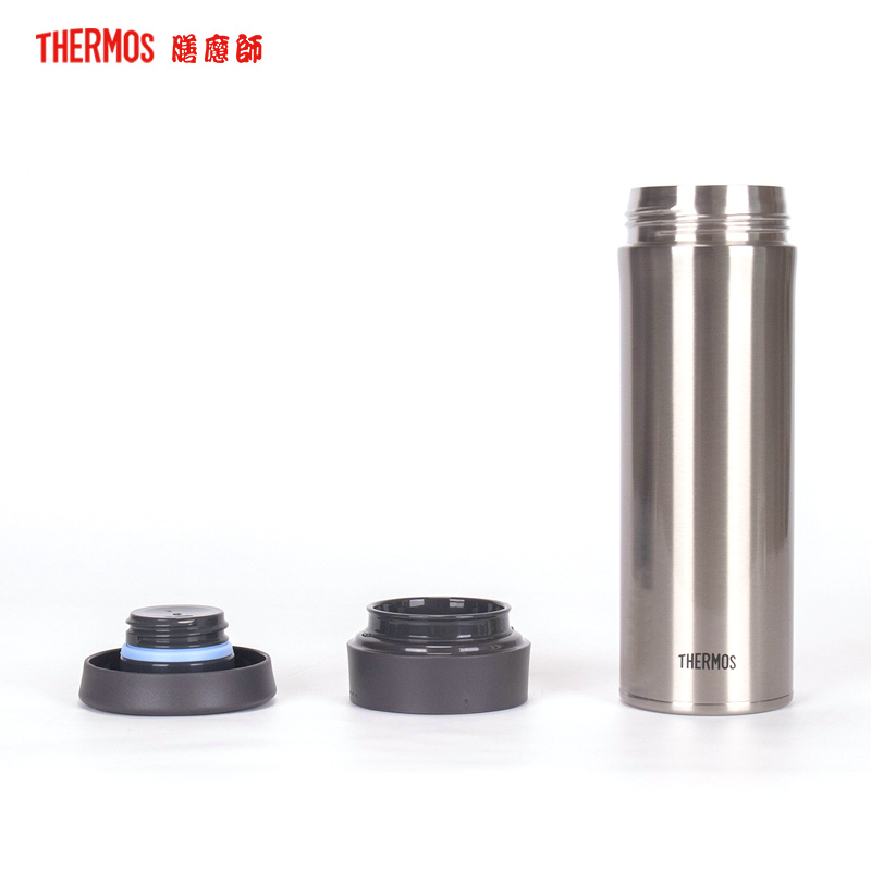 膳魔師(THERMOS)不锈钢保温杯TCMA-550 SBK 不锈钢色 550ML 时尚轻便 /304不锈钢