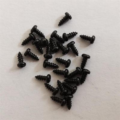 m2盘头十字圆头自攻尖尾螺钉pa23456781016加硬镀镍黑色pa24mm1000个