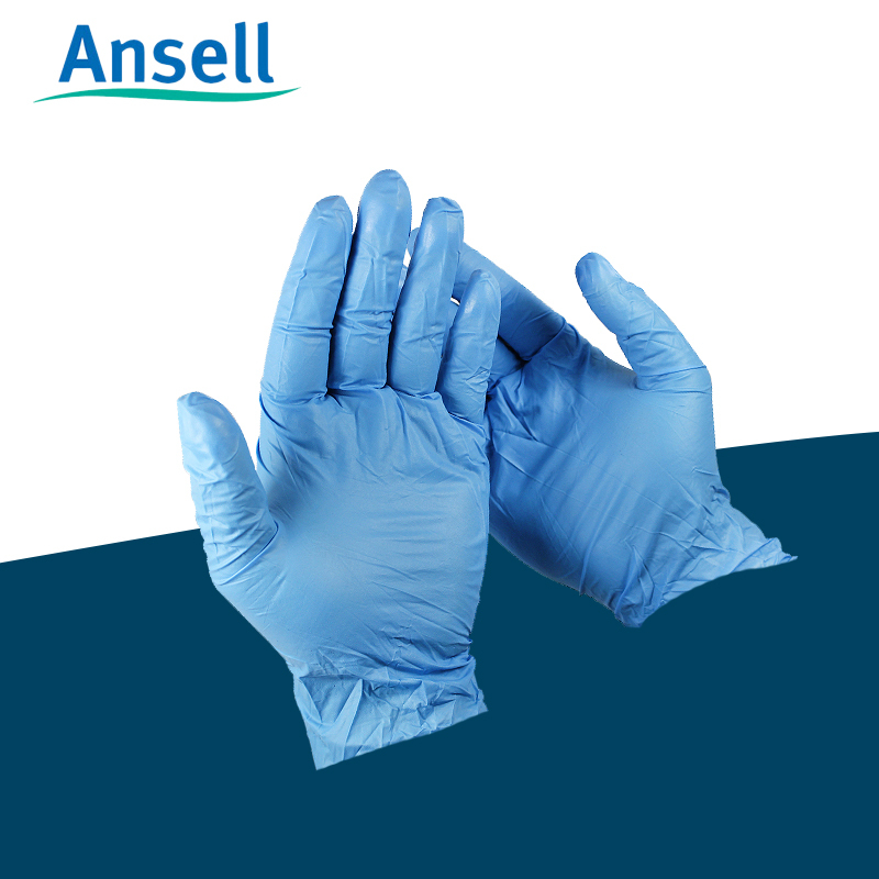 安思尔(Ansell) 4474丁腈手套 蓝色 单位:付(JL)
