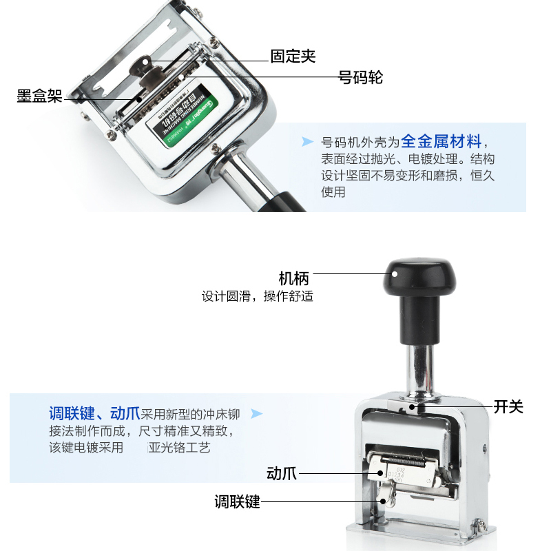 数字章(2个)