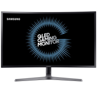 三星(SAMSUNG)C27HG70QQC 26.9英寸 2K高分液晶曲面显示器 144HZ专业电竞 量子点 电脑显示屏(HDMI*2+DP+音频)