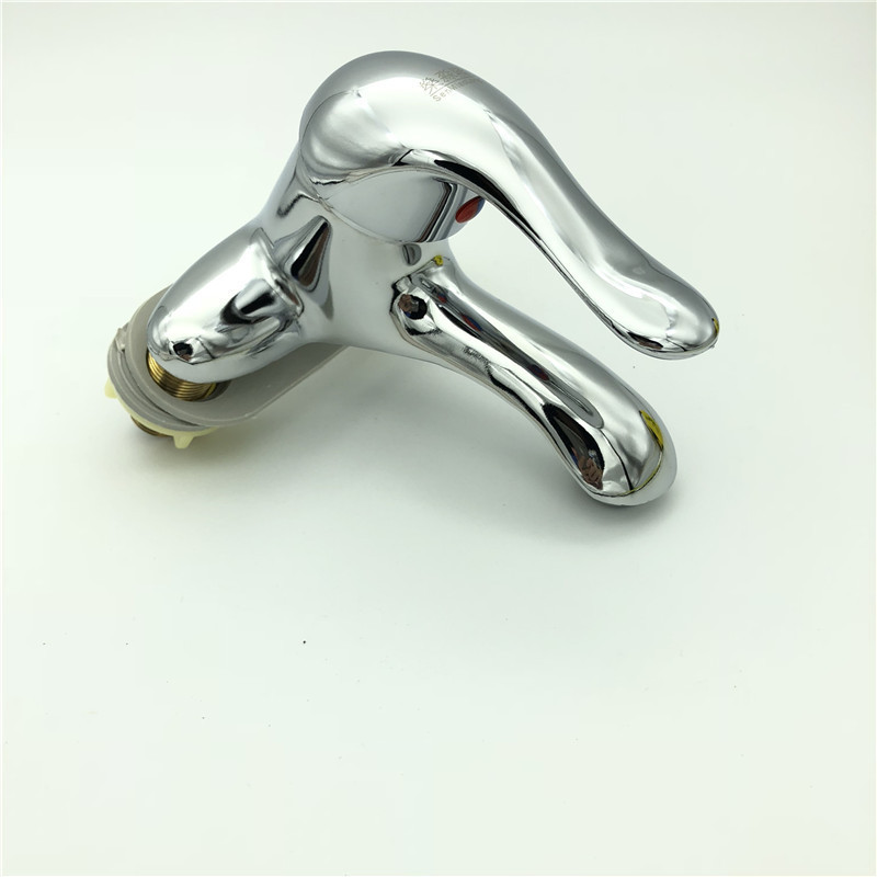 二联面盆龙头冷热水龙头双孔间距10CM