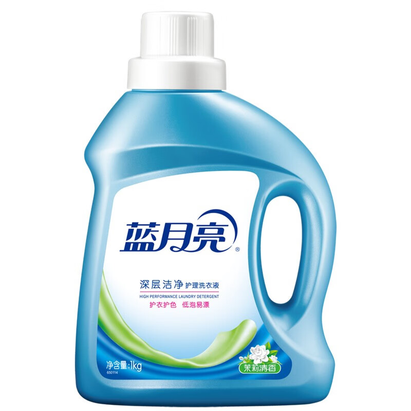蓝月亮1kg 深层洁净护理 洗衣液 茉莉 / 薰衣草/自然香型混发 12瓶/箱 计价单位:瓶